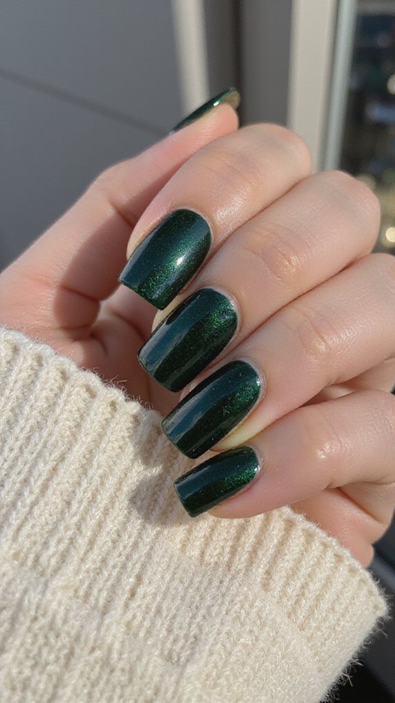 emerald green nail polish