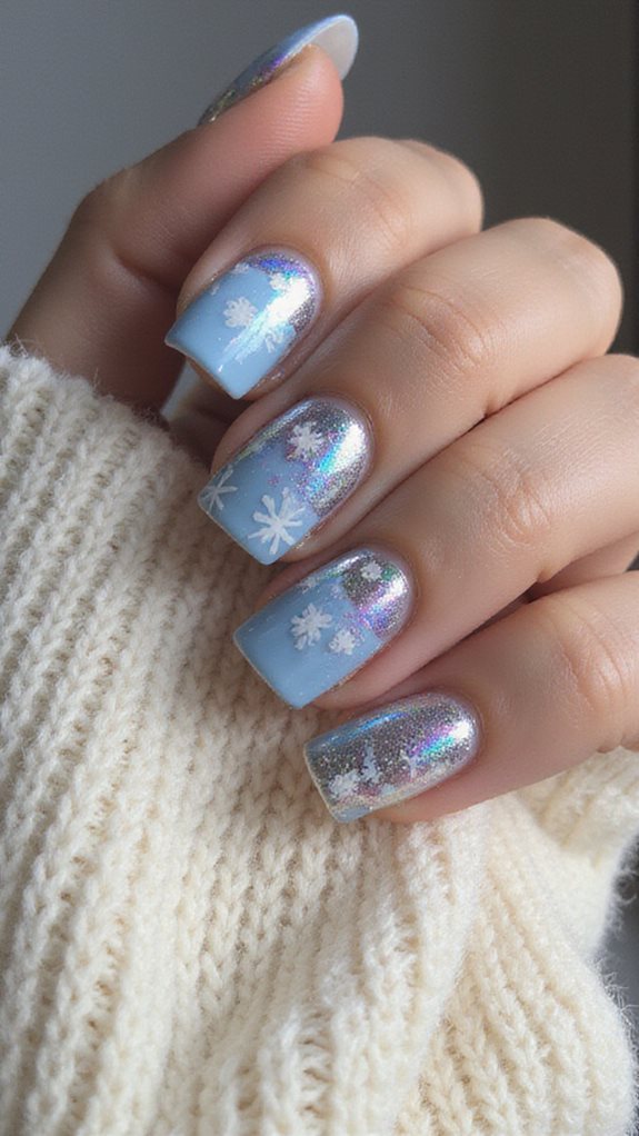 holographic topcoat for nails