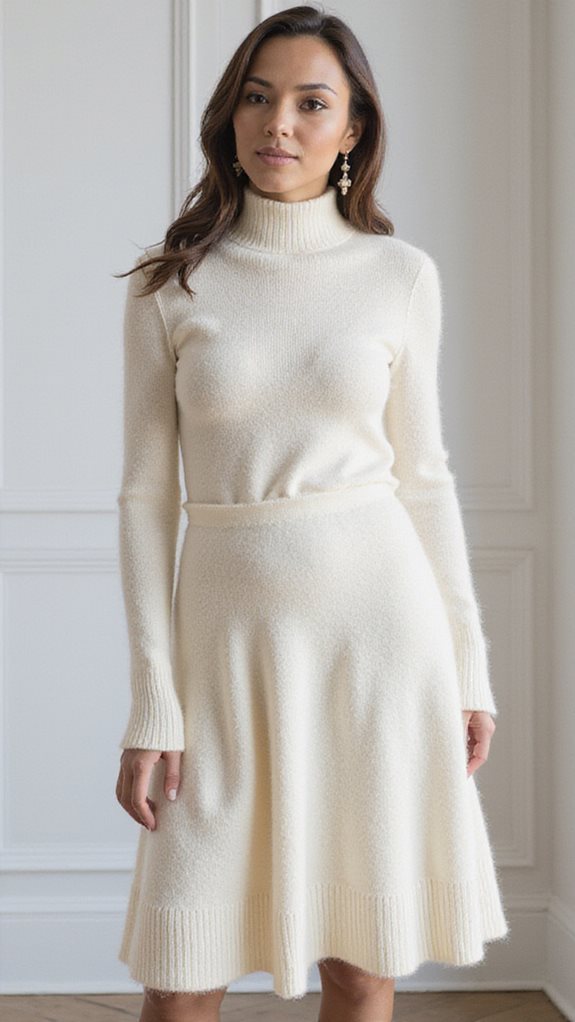 monochromatic elegance with a line