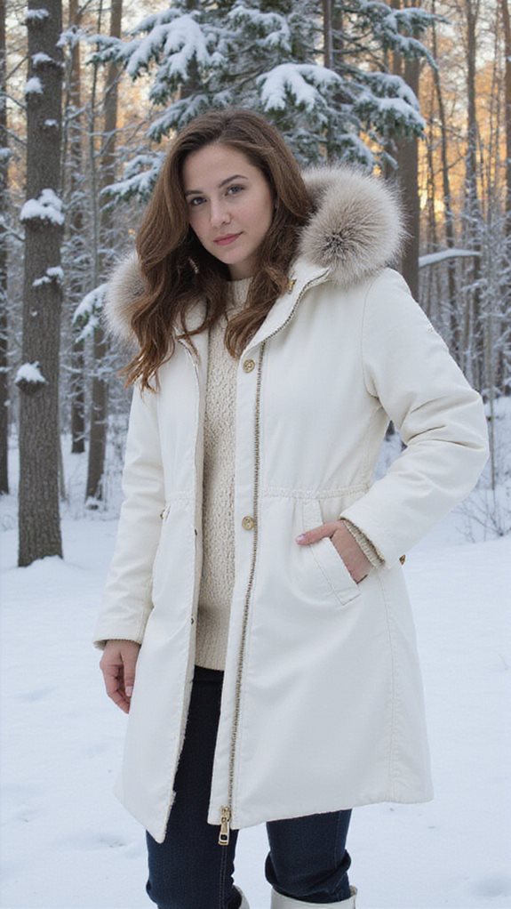 winter luxury outfit combination