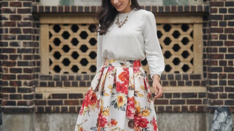 floral skirts