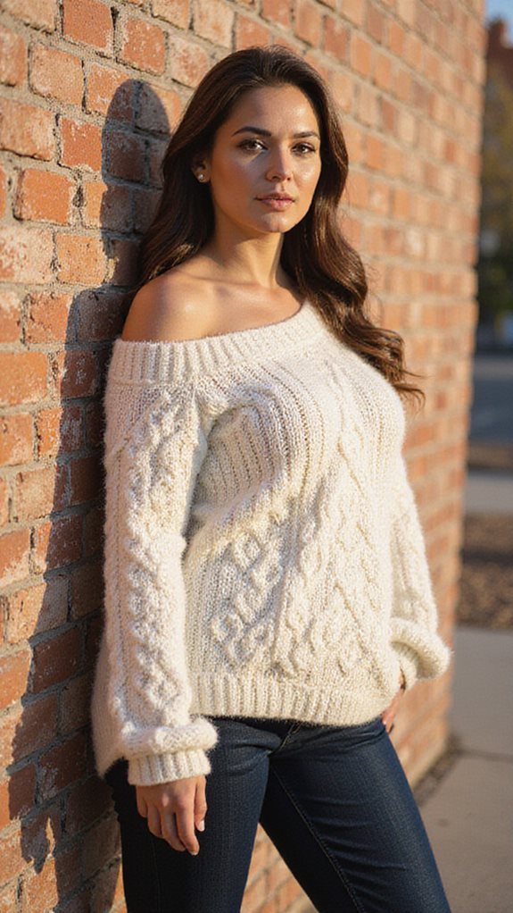 effortlessly romantic winter outfit