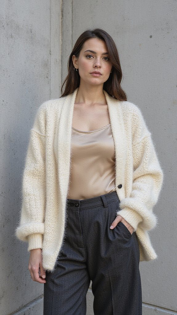 luxury layered professional attire