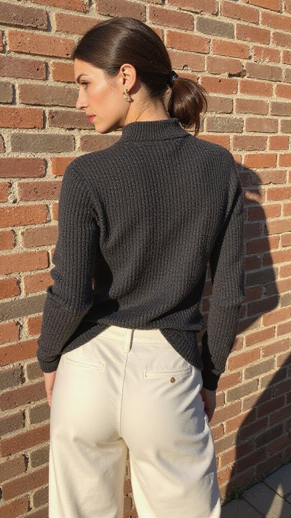 sophisticated winter styling ensemble