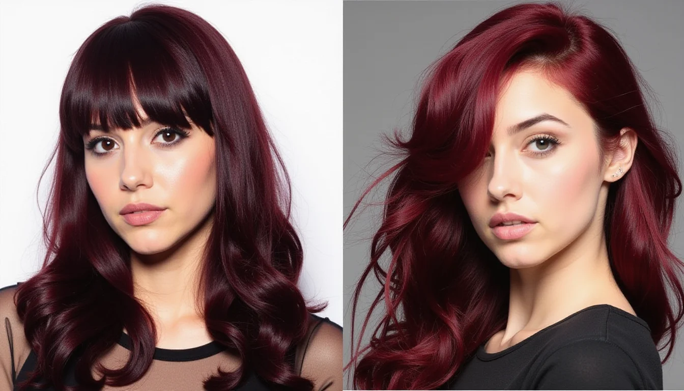 Black Cherry Hair Color Ideas