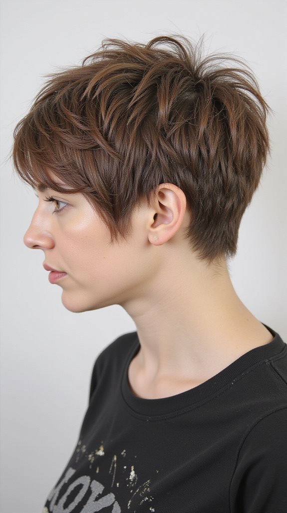 angled shaggy pixie bob
