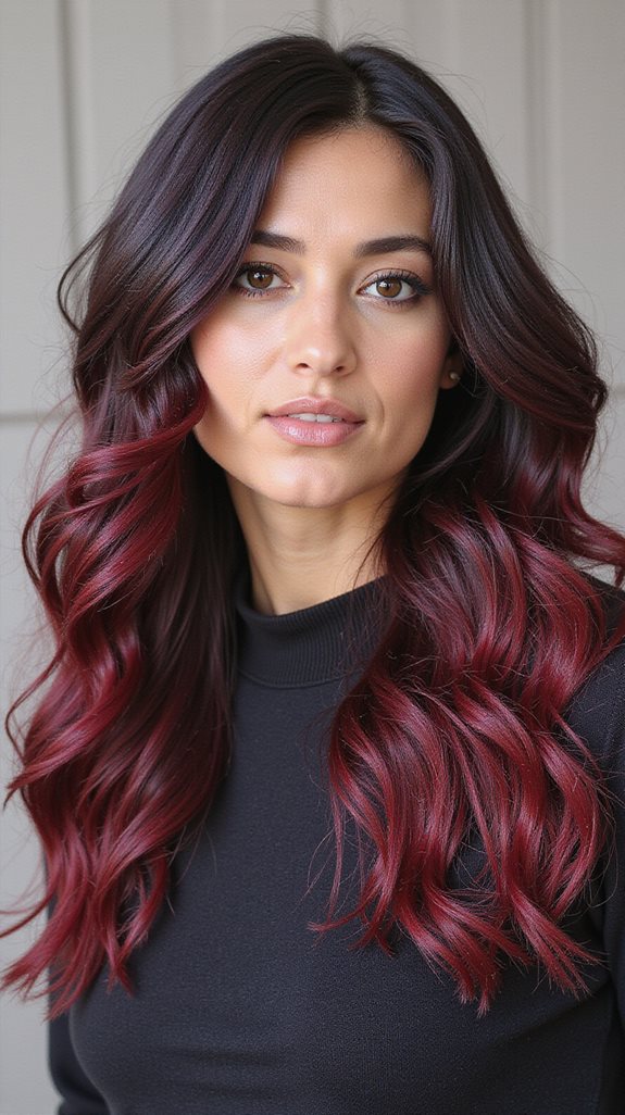 captivating black cherry ombr