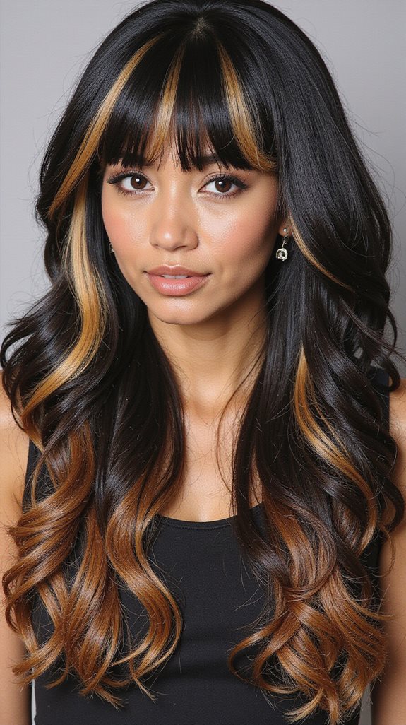 caramel money piece technique