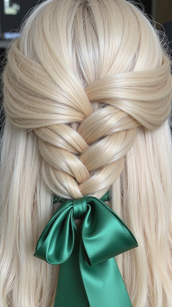colorful dutch braid ribbons