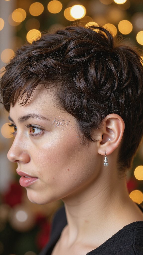 curly pixie festive sparkle