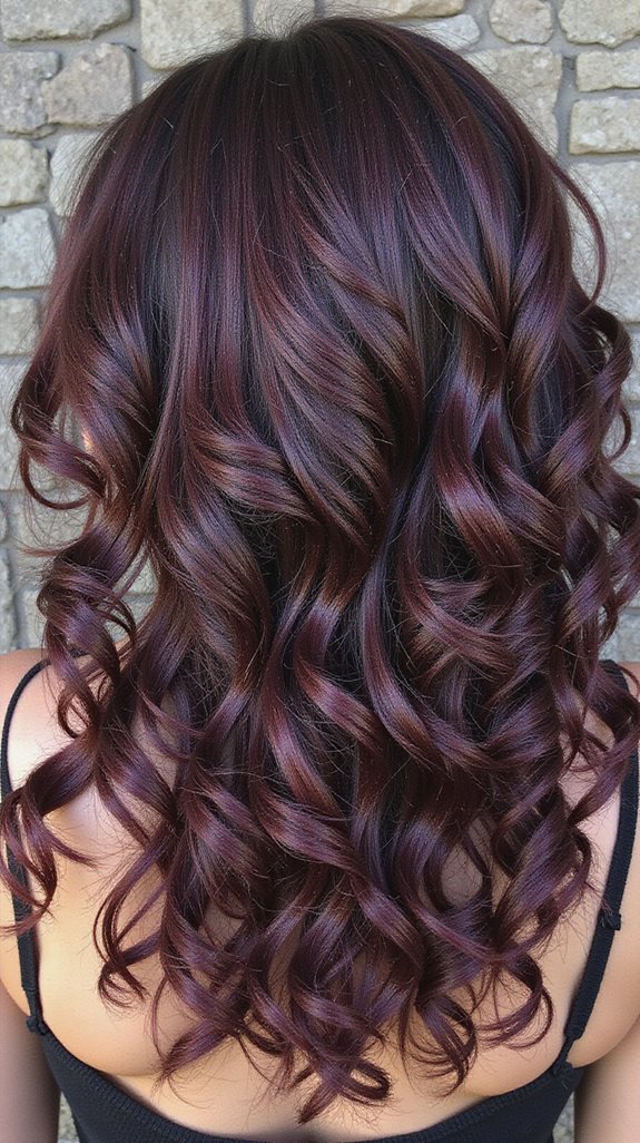 dimensional black cherry curls