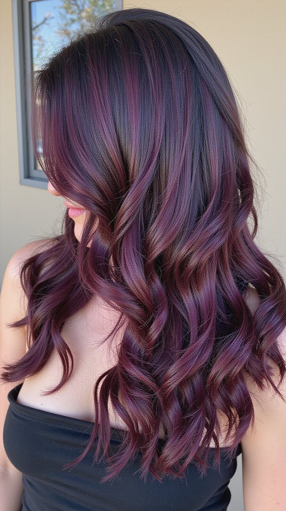 dimensional black cherry hue