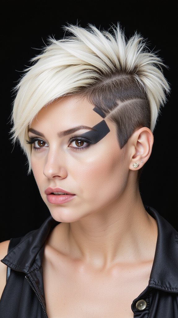 disconnected punk pixie bangs