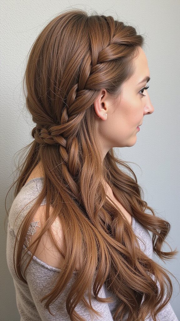 dutch braid styling technique