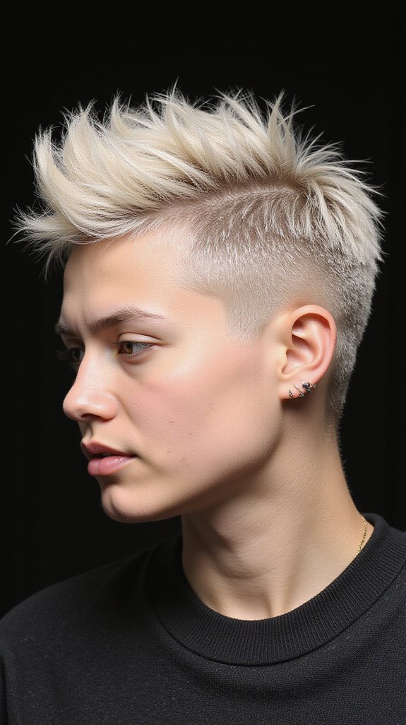 edgy practical textured pixie