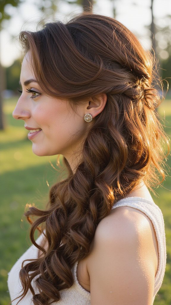 effortless elegant loose curls