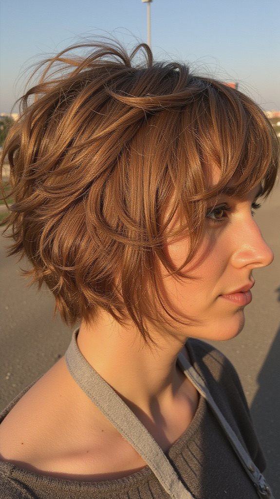 effortless textured layered hairstyle