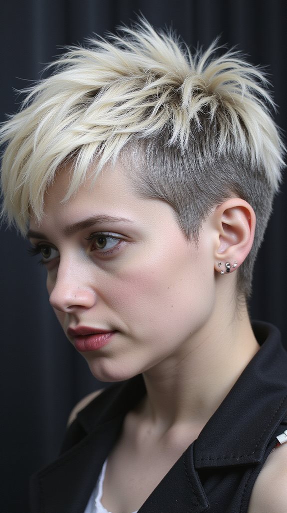 effortlessly messy rocker pixie