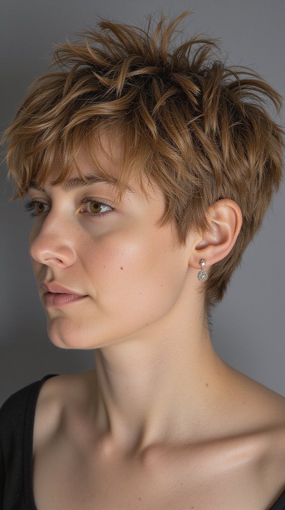 effortlessly textured pixie bob