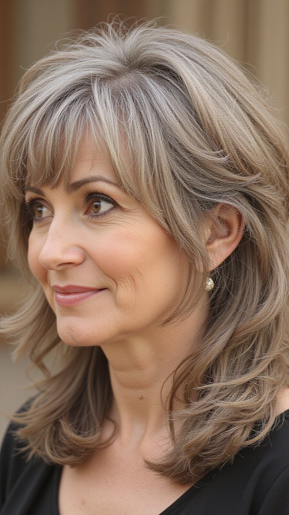 feathered shag haircut styling