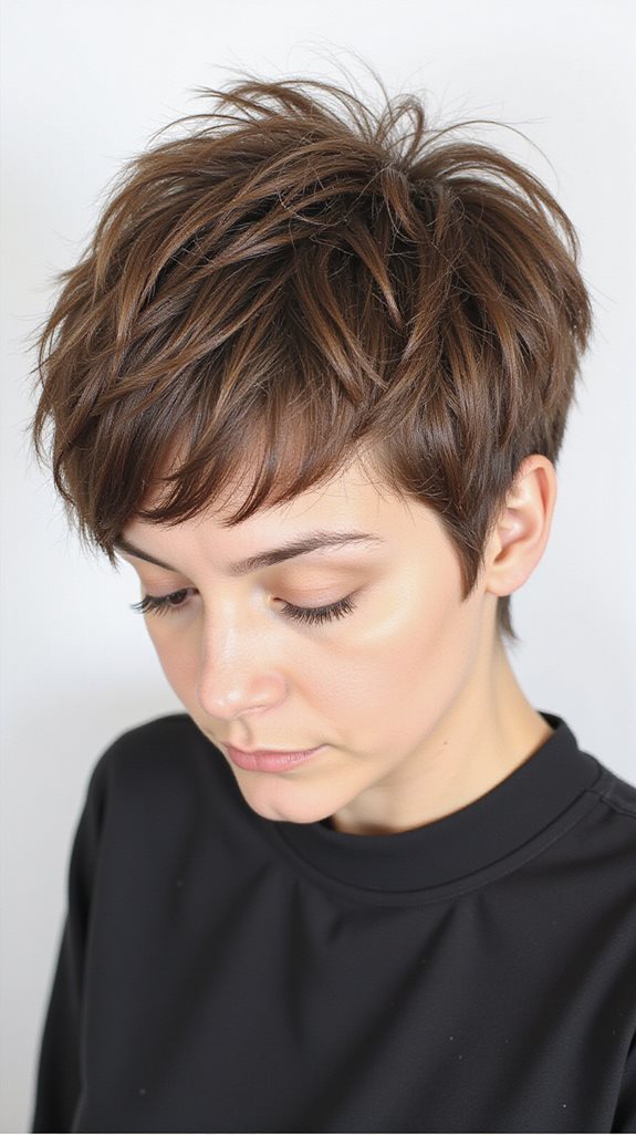 geometric shaggy pixie bob
