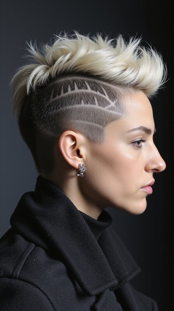 geometric sharp angled pixie