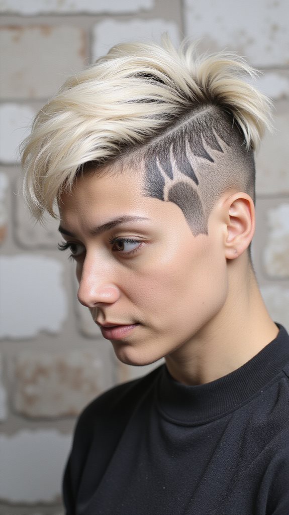 jagged asymmetrical pixie cut