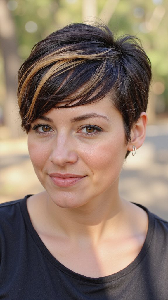 multi dimensional honey caramel pixie