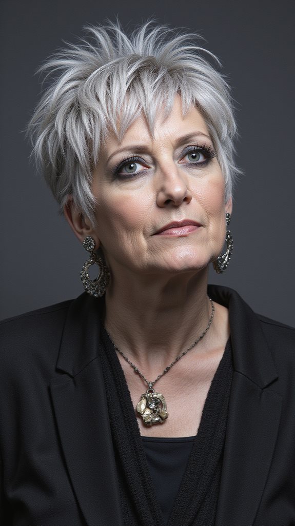 rebellious textured rock shag