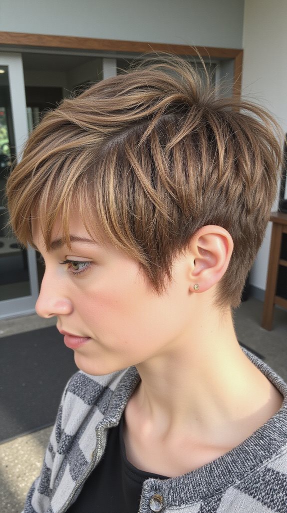 sleek shaggy pixie bob