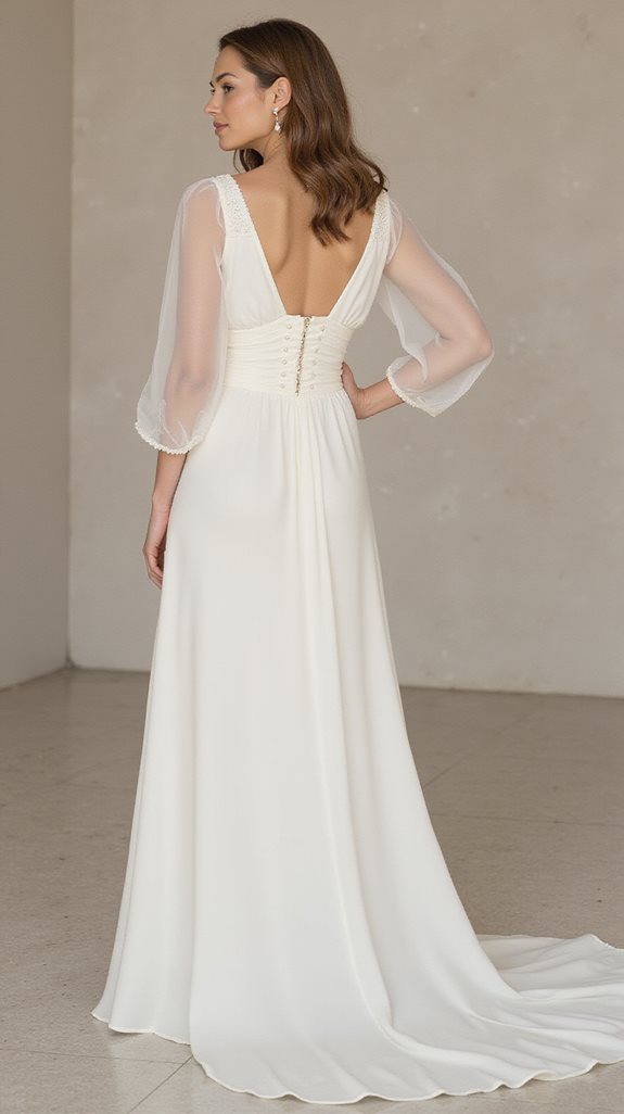 timeless flowing romantic flattering