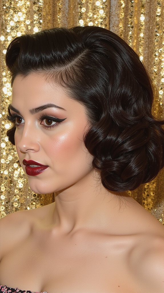 vintage glam hair technique