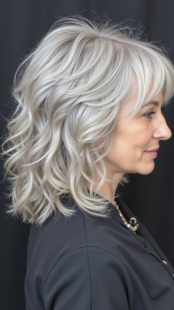 voluminous shag cut techniques