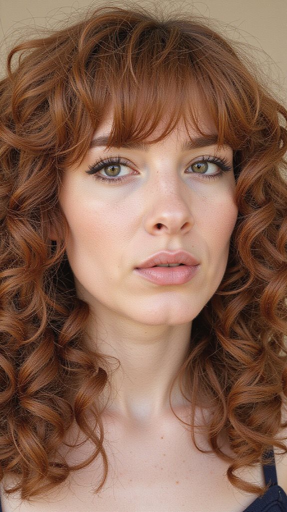 curly fringe bang maintenance tips