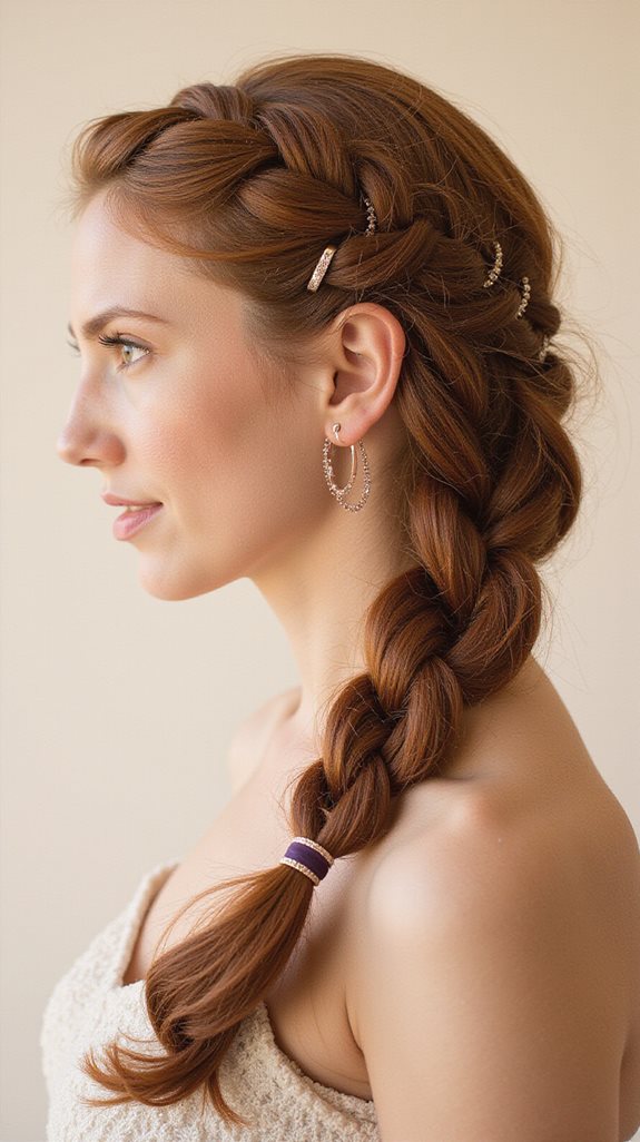 elegant fishtail braid tutorial