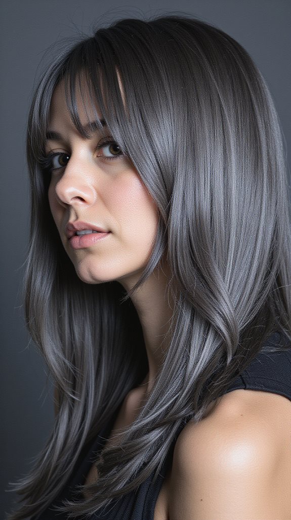 graphite gray hair maintenance
