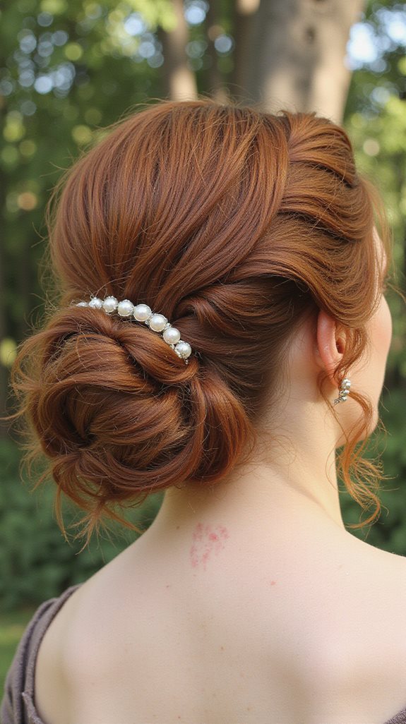 timeless vintage hairstyle updo