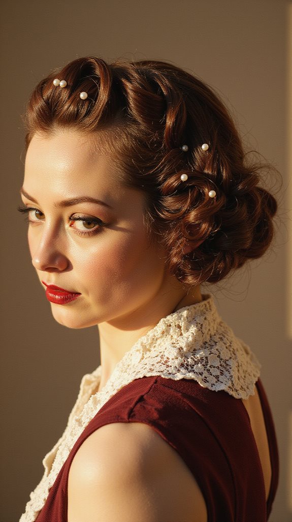 vintage glam hairstyle tutorial