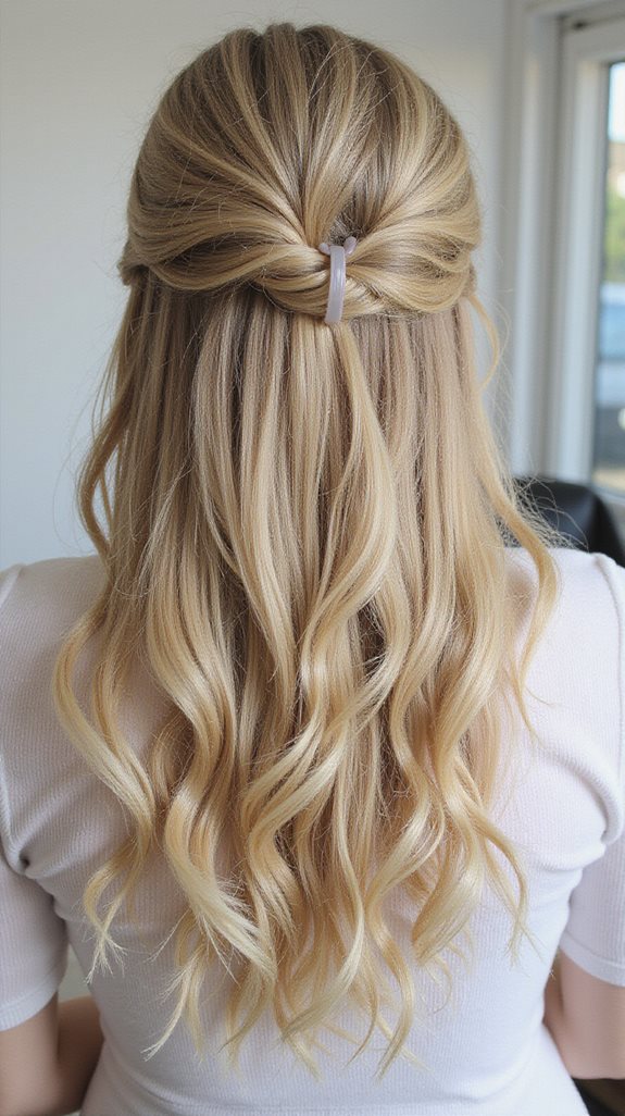 volumizing half up hairstyles tips