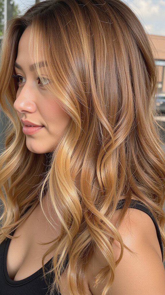 warm caramel hair colors