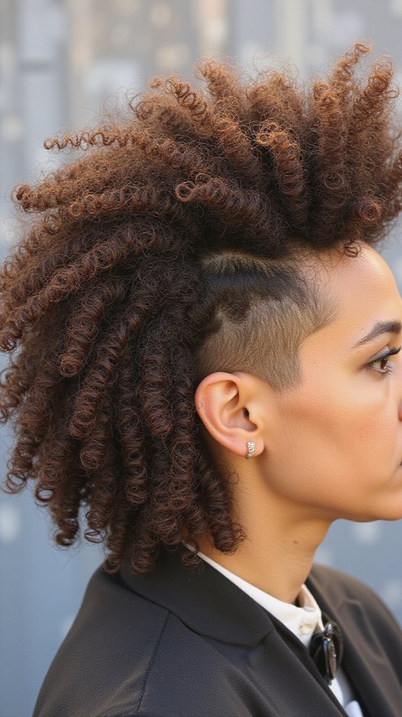 asymmetrical curly hair techniques