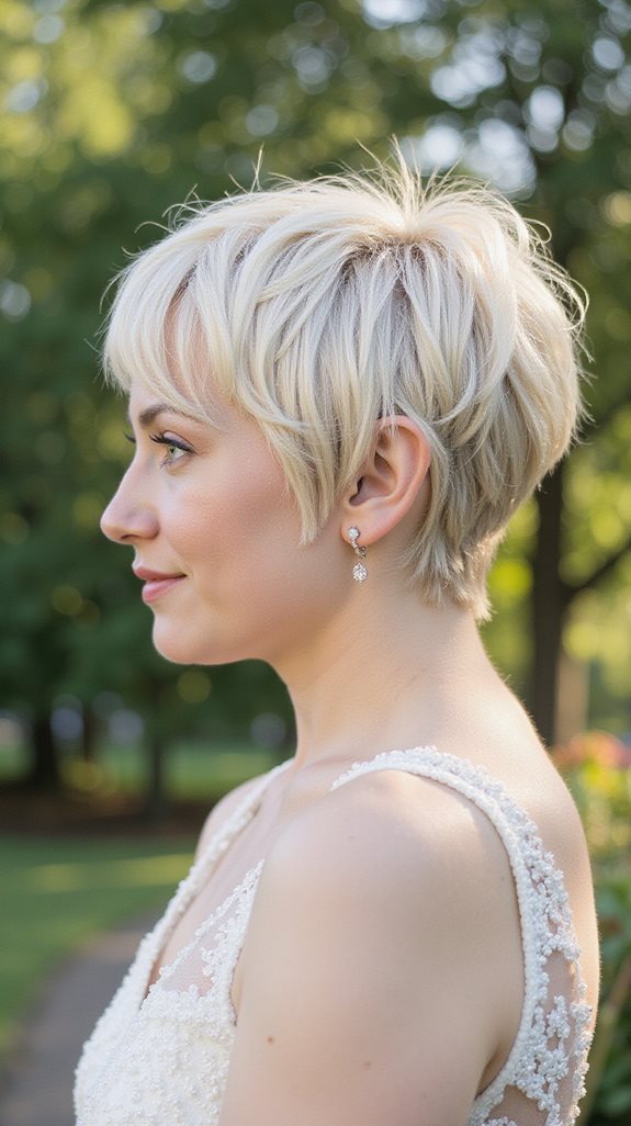 bold eighties wedding glamour