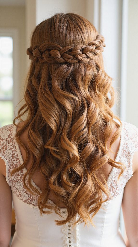 braided headband with waves