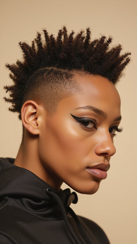 curly buzz cut techniques