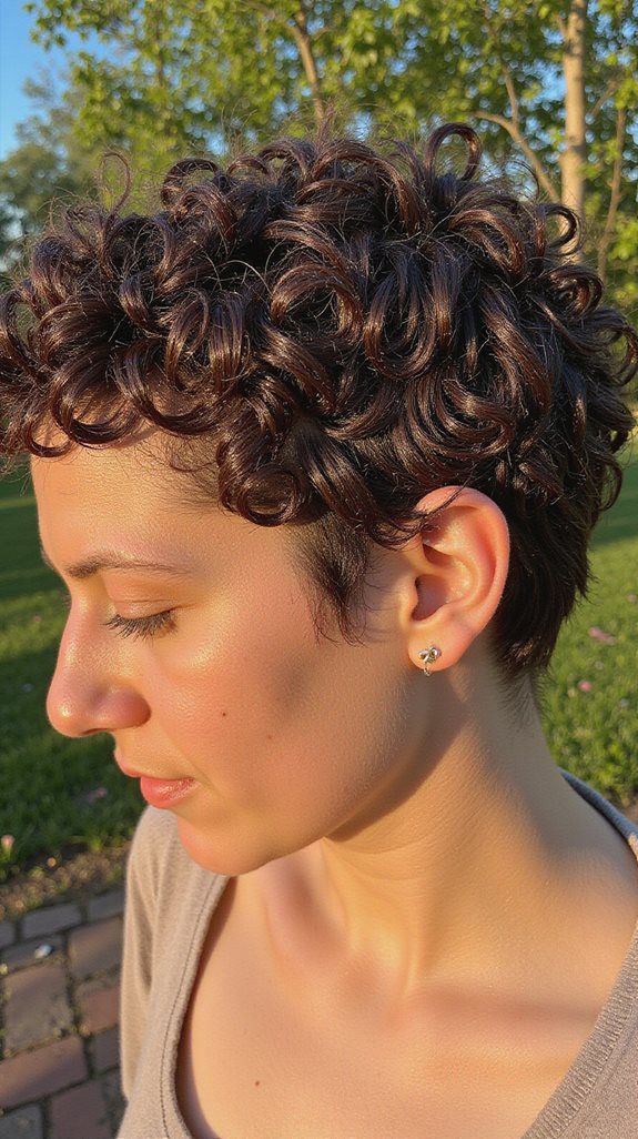 curly pixie cut advantages