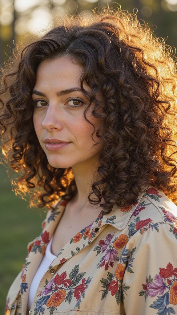 curly shag for textured volume