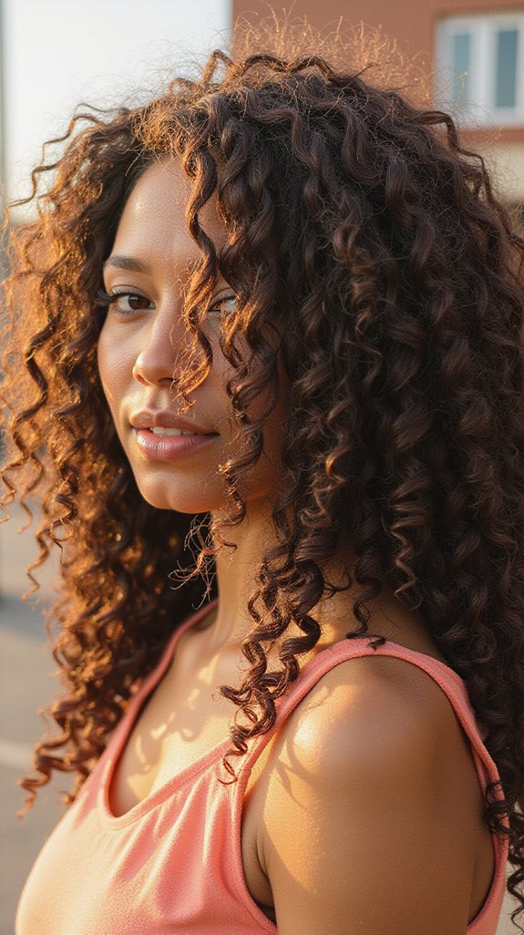 dry cut enhances curls