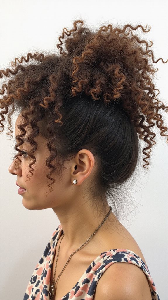 effortless chic messy bun