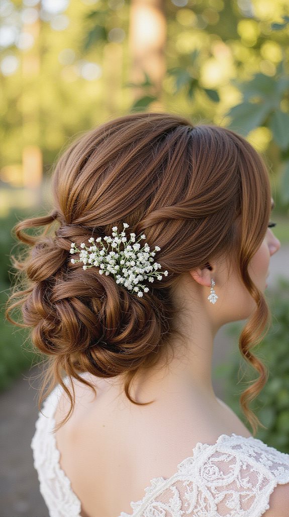 effortless elegant loose updo