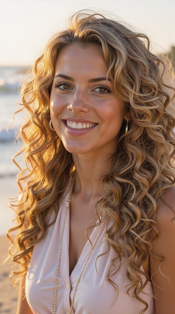 effortlessly tousled beach waves